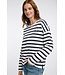 Elbsand Dames sweatshirt  elva  coldwater_stripe