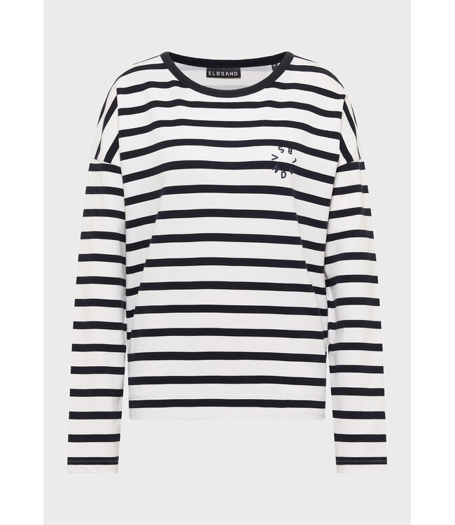 Elbsand Dames sweatshirt  elva  coldwater_stripe
