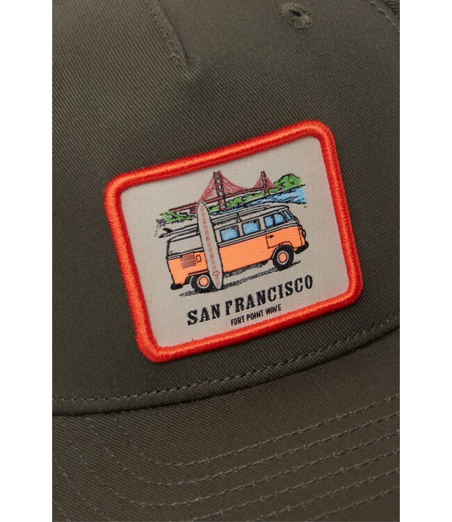 Van One Classic Cars Kids cap SAN FRANCISO olive