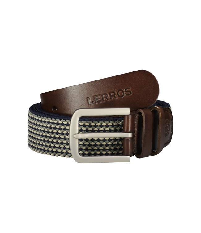 Lerros Lerros heren riemen elastisch 2 kleuren