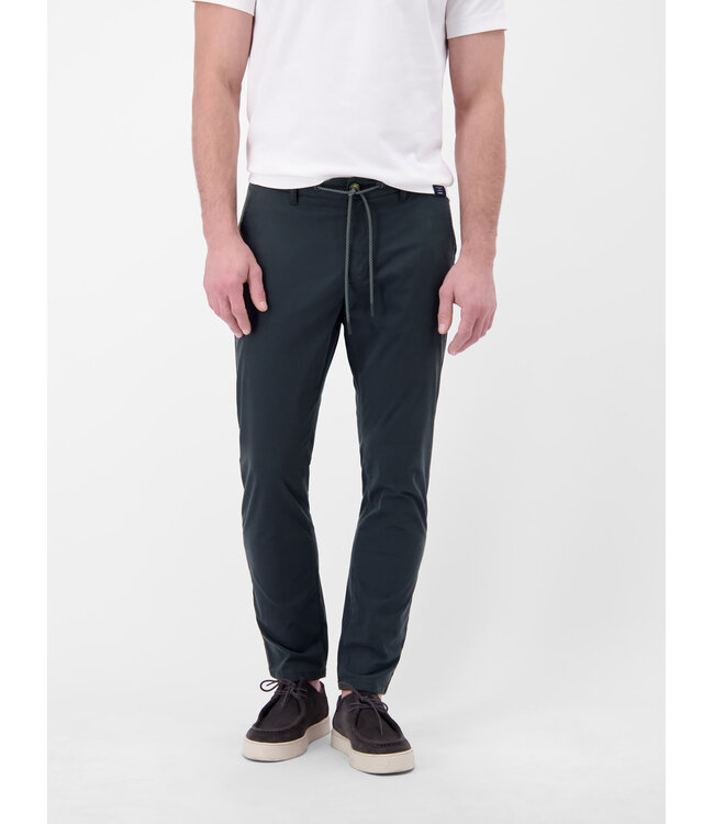 Lerros Heren chino met koord blue night