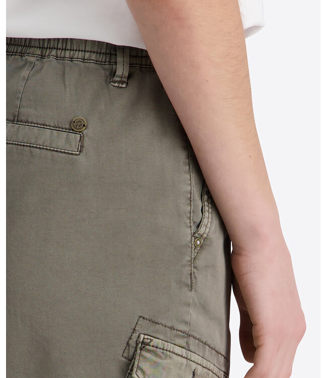 Timezone Dames katoenen korte broek kitt brown