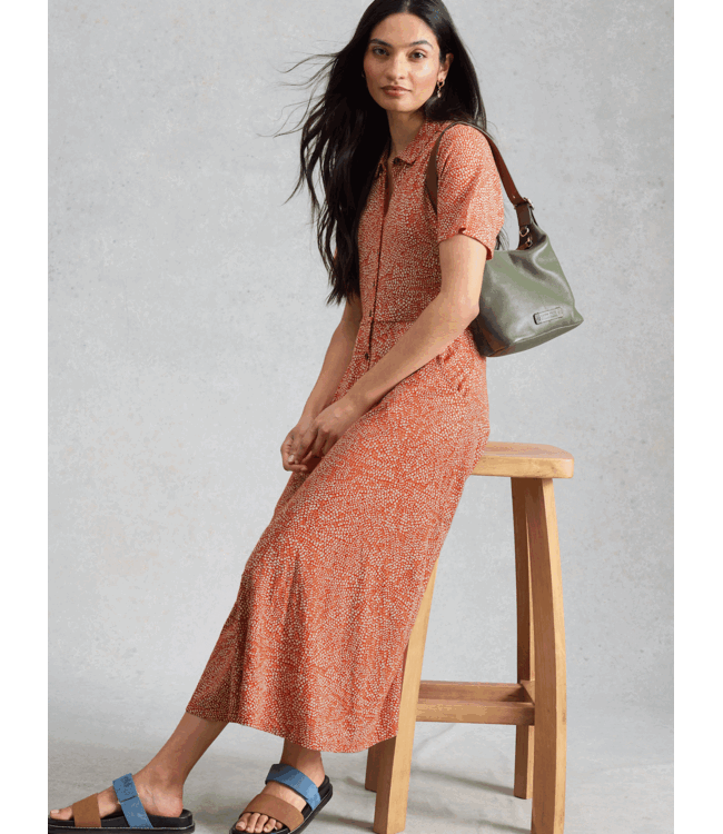 White Stuff Lange jersey jurk met zakken