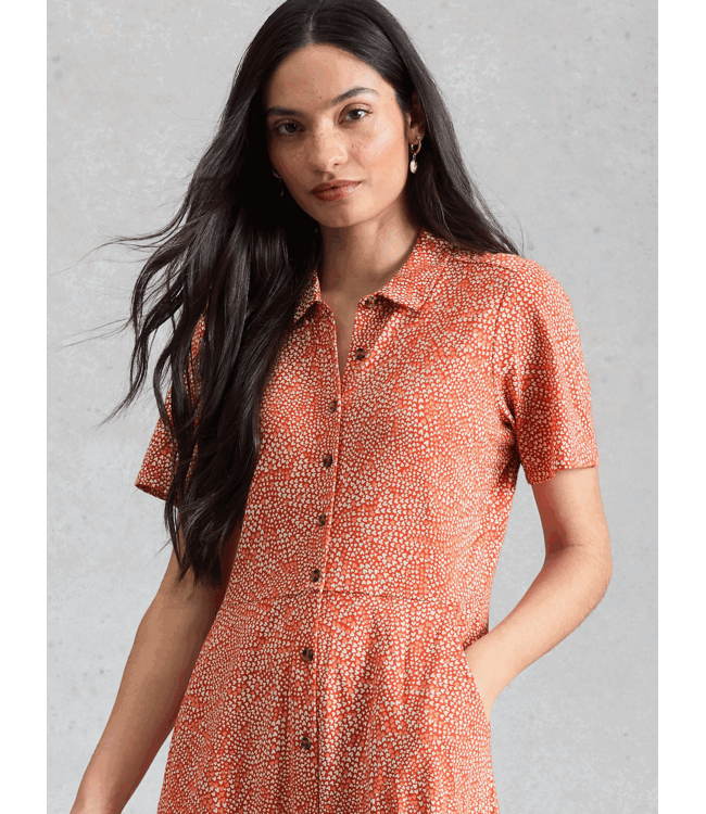 White Stuff Lange jersey jurk met zakken