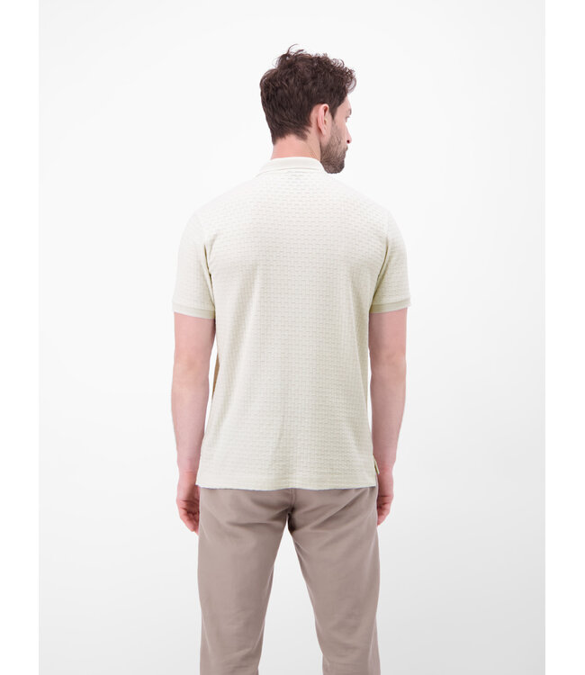 Lerros Lerros heren polo cloudy white