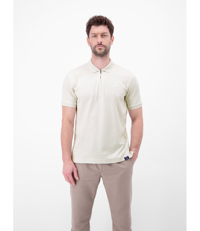 Lerros Lerros heren polo cloudy white