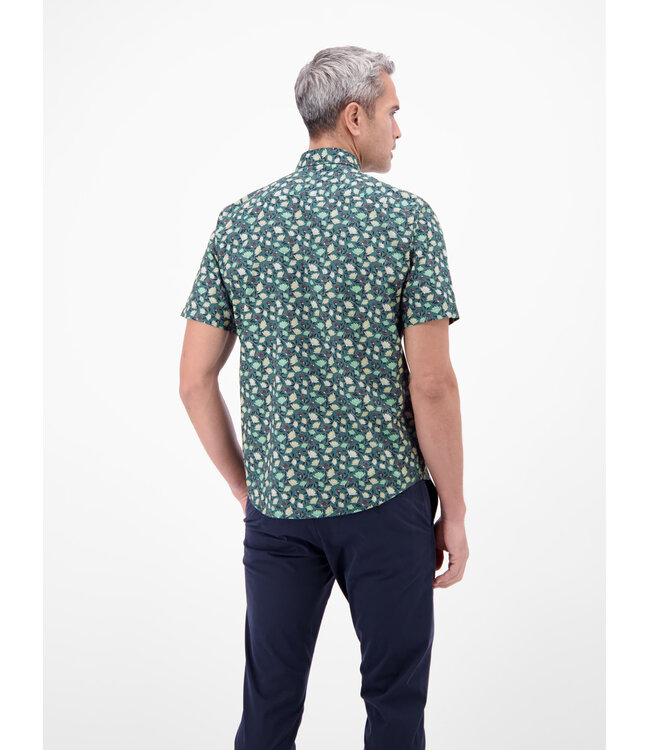 Lerros Overhemd met korte mouwen soft teal