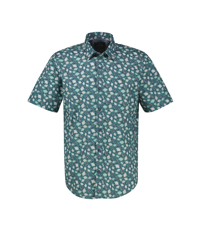 Lerros Overhemd met korte mouwen soft teal