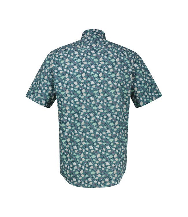 Lerros Overhemd met korte mouwen soft teal