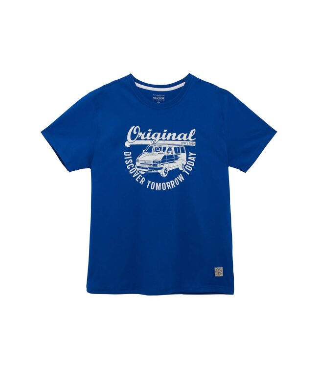 Van One Classic Cars Volkswagen T4 unisex t-shirt blauw