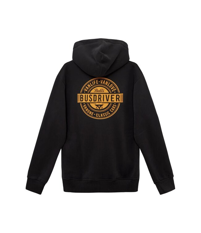 Van One Classic Cars Heren zip-hoodie BUSDRIVER zwart