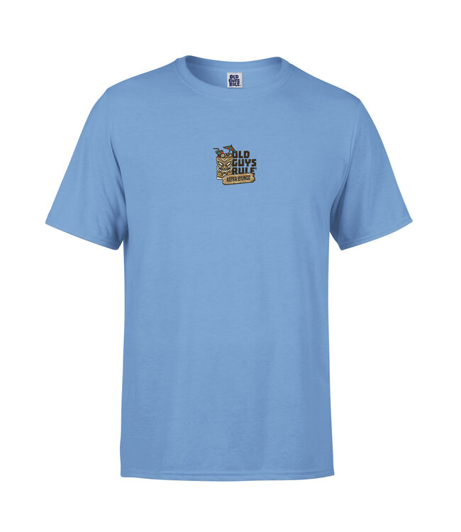 Old Guys Rule t-shirt ALOHA LOUNGE II Carolia Blue