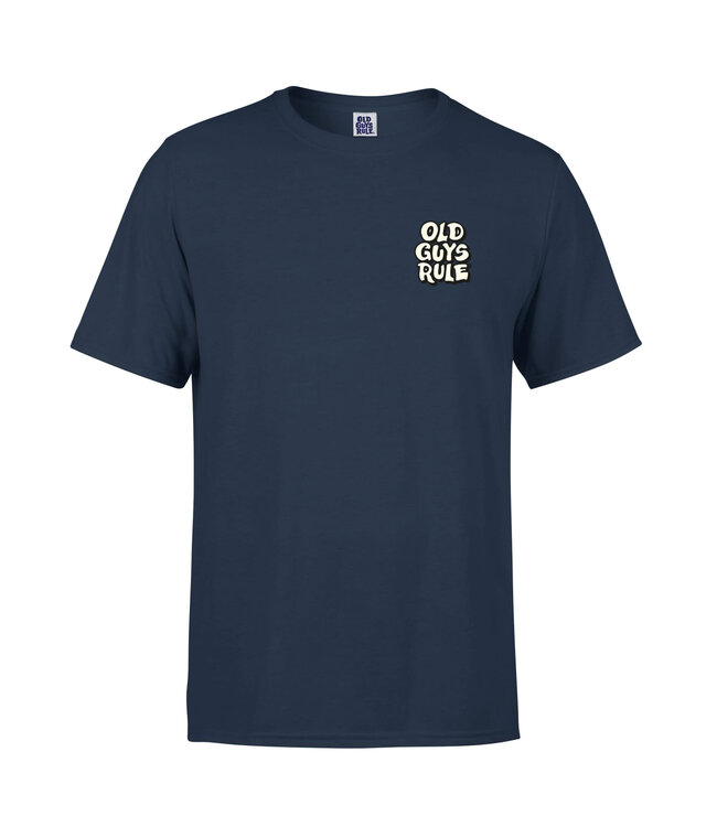 Old Guys Rule t-shirt BIGGER FISH Blue dusk