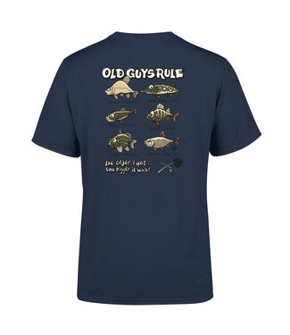 Old Guys Rule Old Guys Rule t-shirt BIGGER FISH Blue dusk