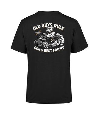 Old Guys Rule Old Guys Rule t-shirt DOGS BEST FRIEND V black