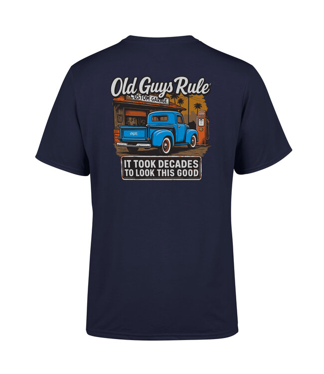 Old Guys Rule Old Guys Rule t-shirt IT TOOK DECADES III navy