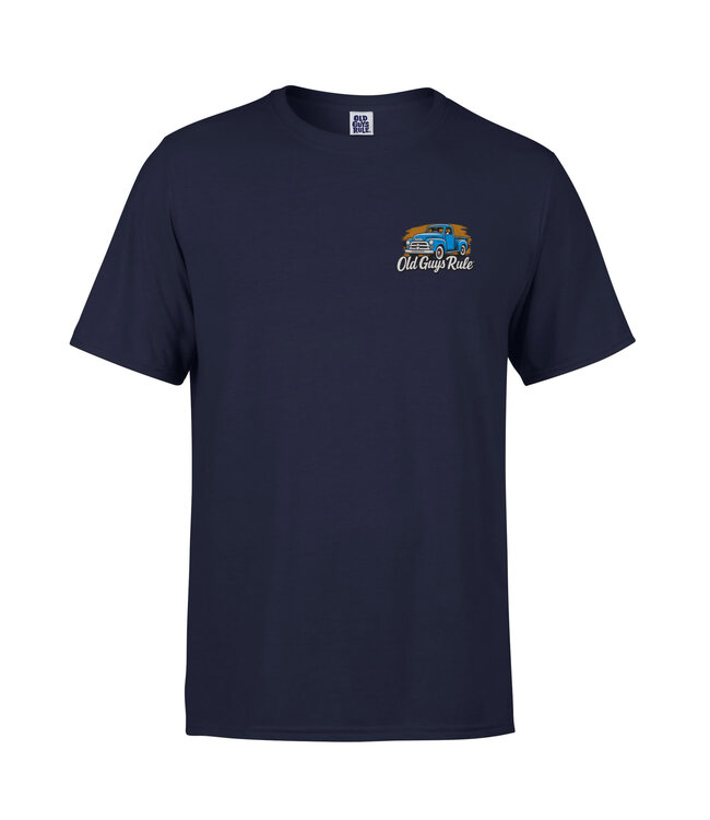 Old Guys Rule t-shirt IT TOOK DECADES III navy