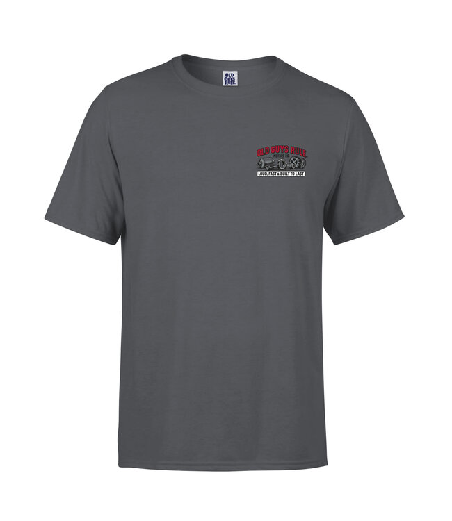 Old Guys Rule t-shirt GARAGE  II charcoal