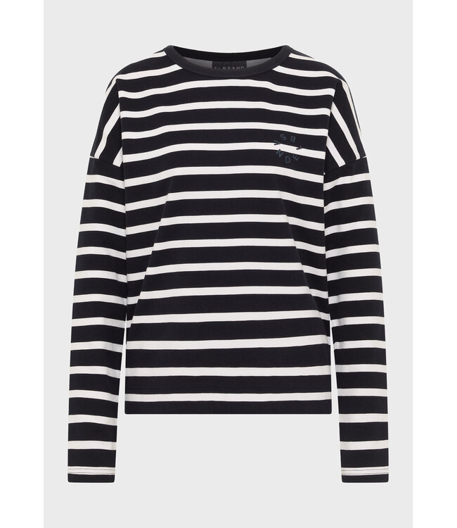 Elbsand Dames sweatshirt  elva  coldwater_stripe