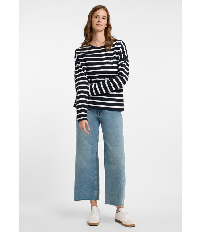Elbsand Dames sweatshirt  elva  coldwater_stripe