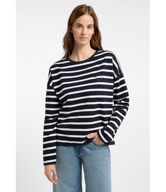 Elbsand Dames sweatshirt  elva  coldwater_stripe