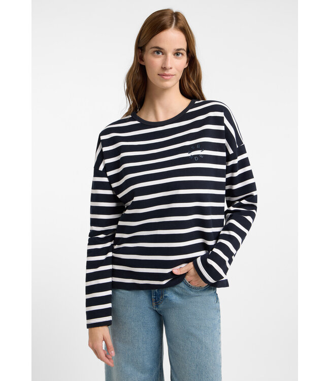 Elbsand Dames sweatshirt  elva  coldwater_stripe