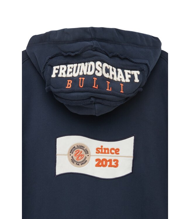 Van One Classic Cars unisex vest Freundschaft blauw/oranje