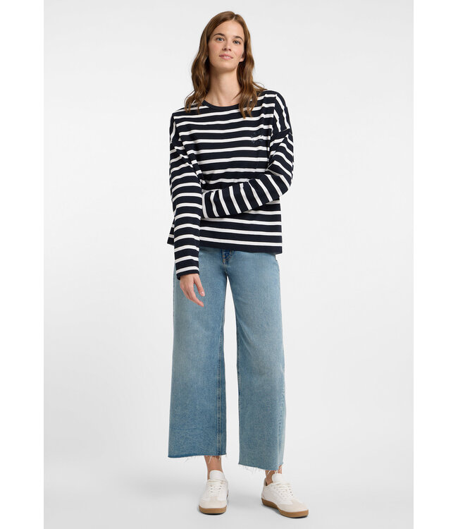 Elbsand Dames sweatshirt  elva  coldwater_stripe