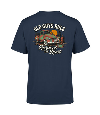 Old Guys Rule Old Guys Rule t-shirts RESPECT THE RUST blue dusk