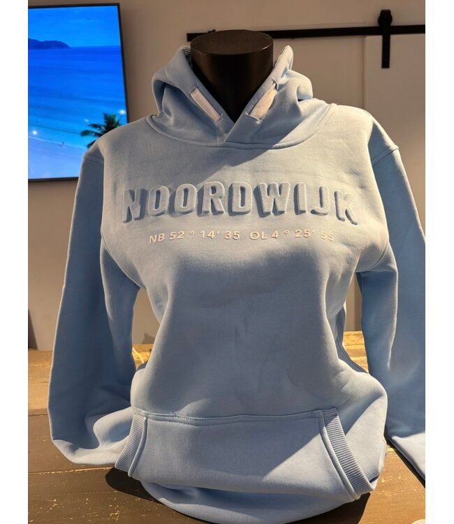 NOORDWIJK unisex hoodie blue soul