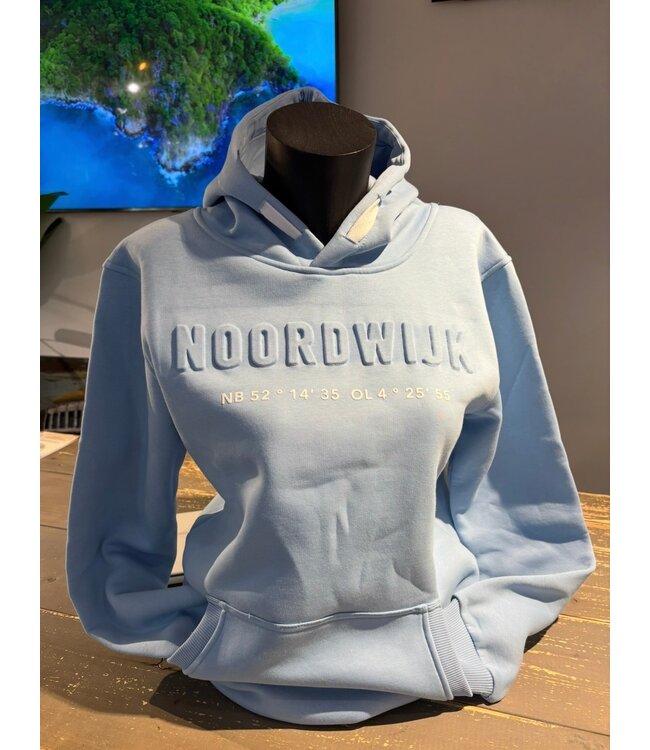 NOORDWIJK unisex hoodie blue soul