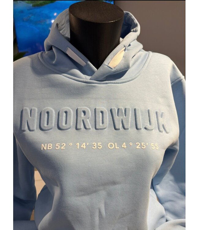 NOORDWIJK unisex hoodie blue soul
