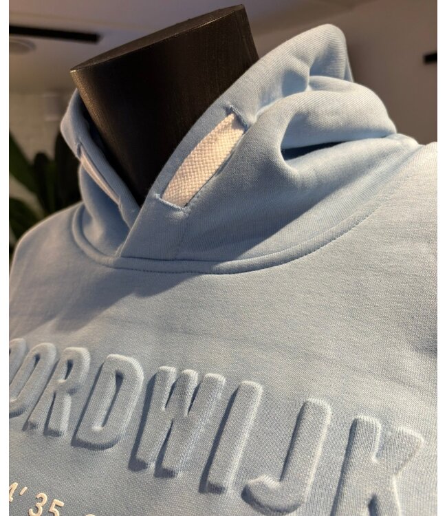 NOORDWIJK unisex hoodie blue soul