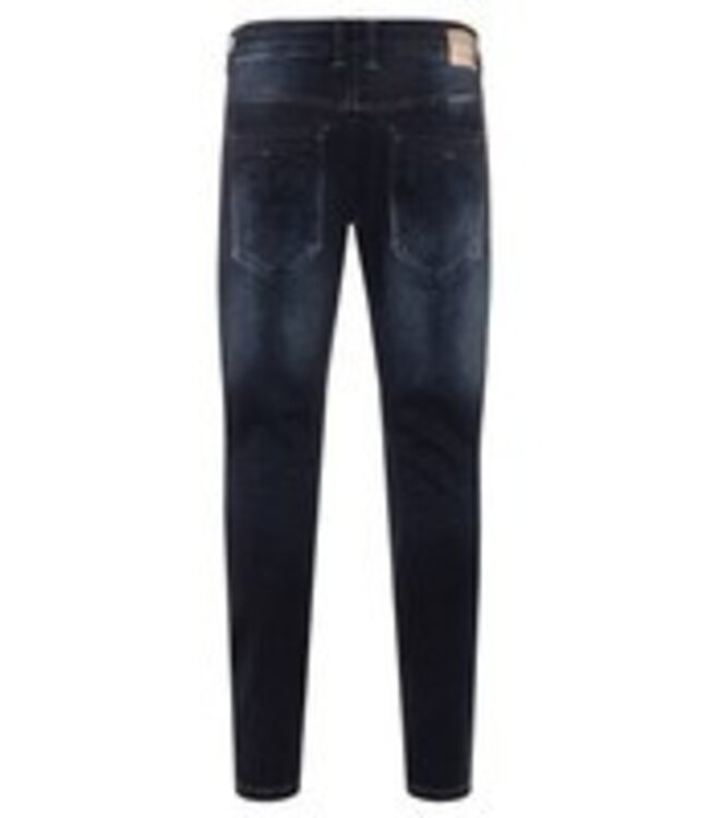 Timezone Heren spijkerbroek regular fit Gerrit indigo rough wash