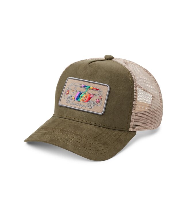 Van One Classic Cars Dames verstelbare cap Trippie Hippie multi