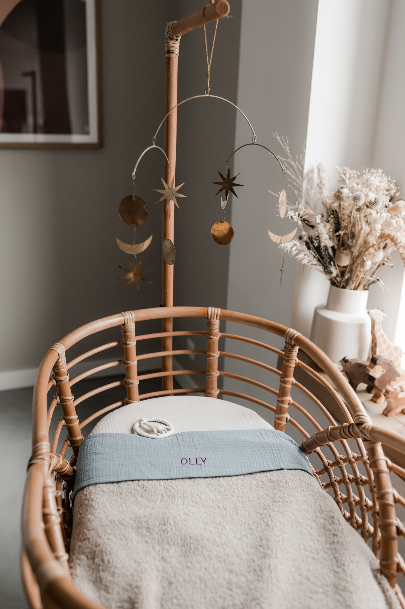 PRETTY TEDDY BED SET - CRIB-1