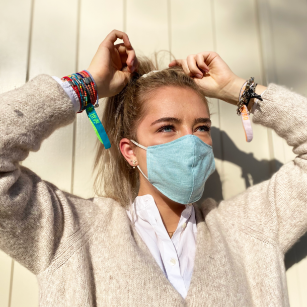 FACE MASK  SOFTLY BLUE