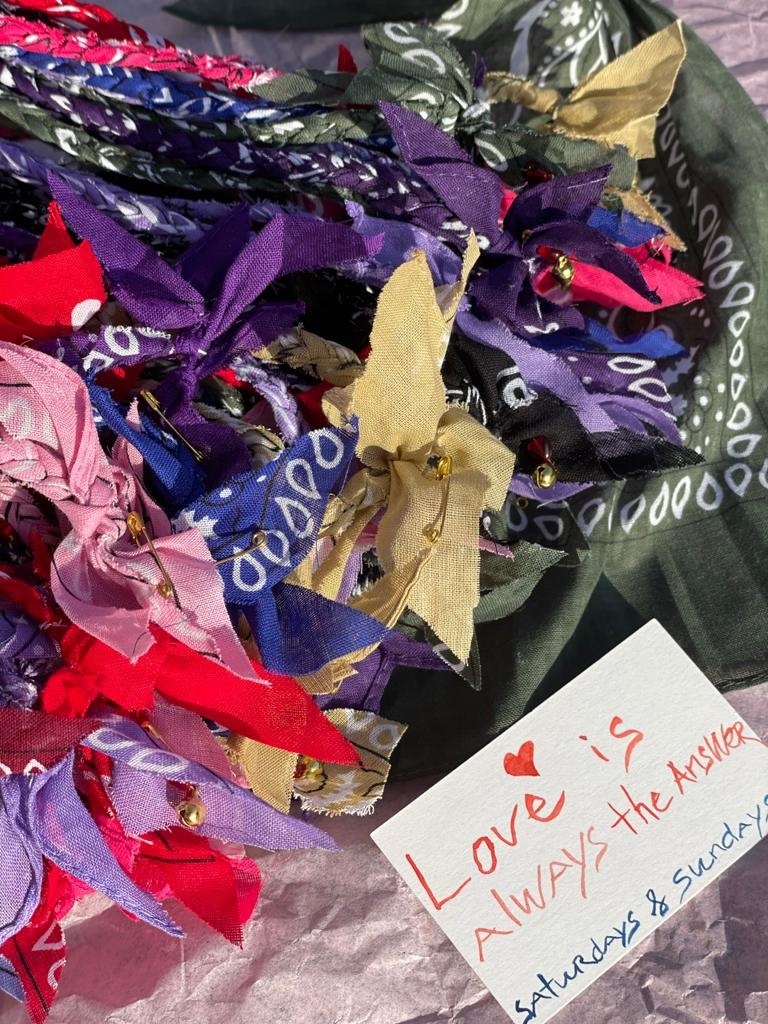 BANDANA NECKLACE - PURPLE-3