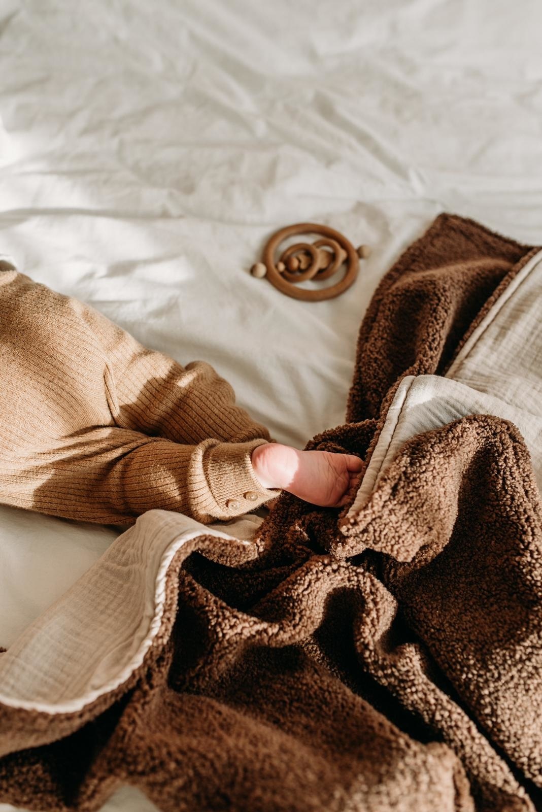 DEAR BROWNIE TEDDY BLANKET - CRIB-1