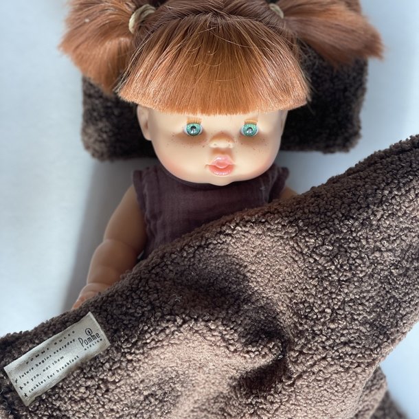 CUTEY TEDDY DOLL BED SET - BROWNIE