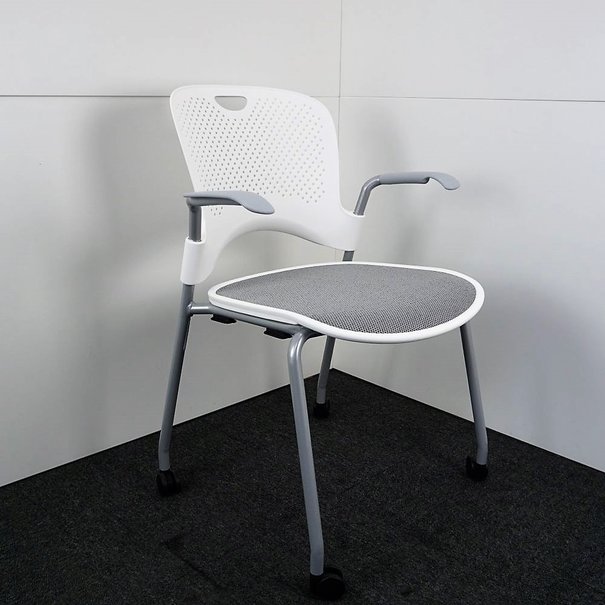 Herman Miller Herman Miller Caper | Design Stühle | Mobile Stühle | Grau | Weiß