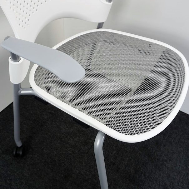 Herman Miller Herman Miller Caper | Design Stühle | Mobile Stühle | Grau | Weiß