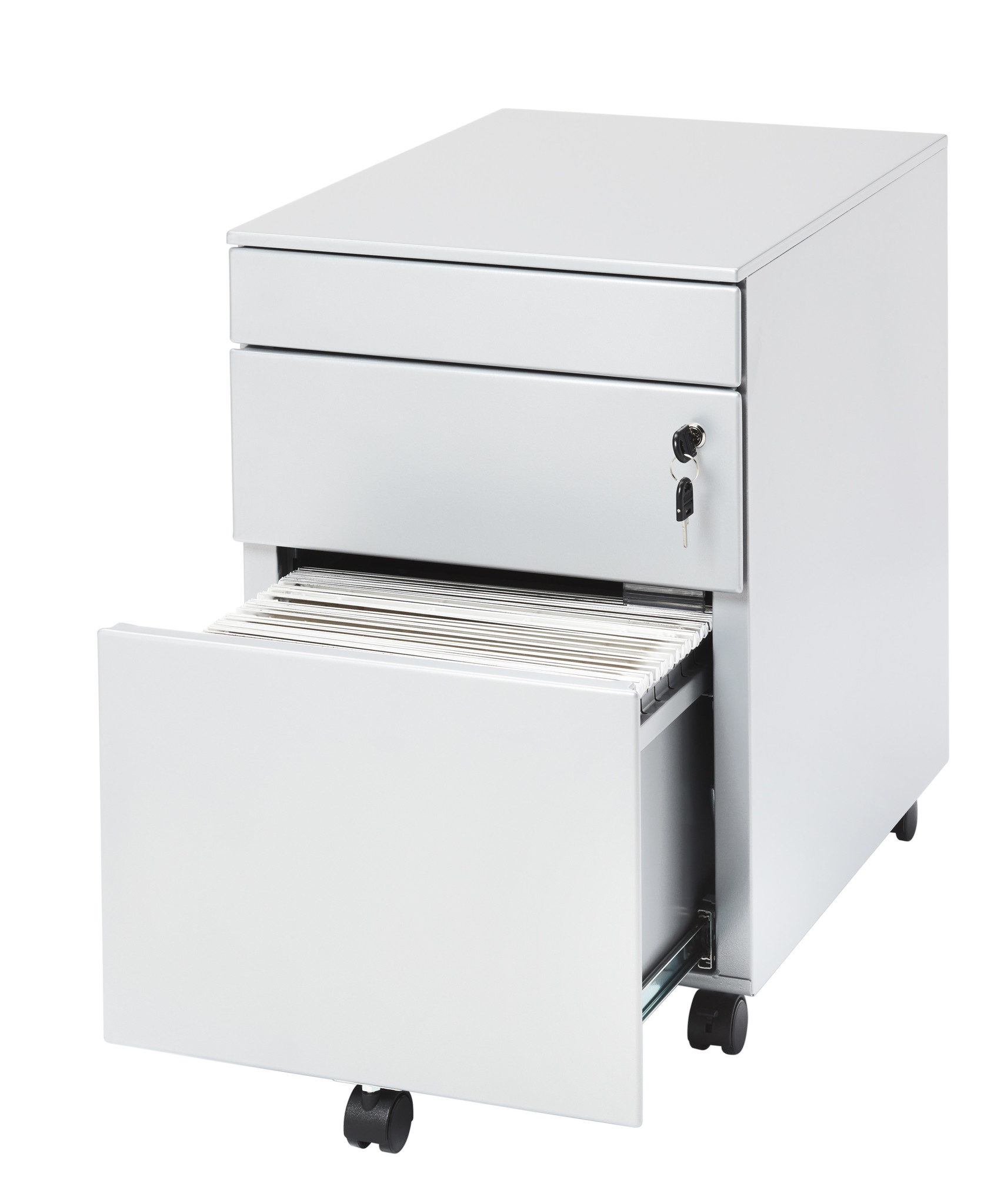 und Weiß Profi | Büro- Designmöbel - R&M 3 Rollcontainer | Schubladen RMOffice