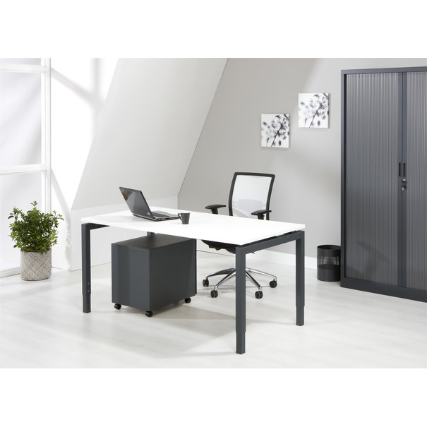 RMOffice RMOffice Project-Line Schreibtisch | Höhenverstellbar mit Inbus | 120 x 80 cm