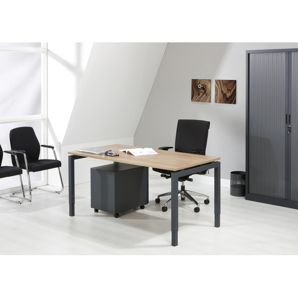 RMOffice RMOffice Project-Line Schreibtisch | Höhenverstellbar mit Inbus | 160 x 80 cm