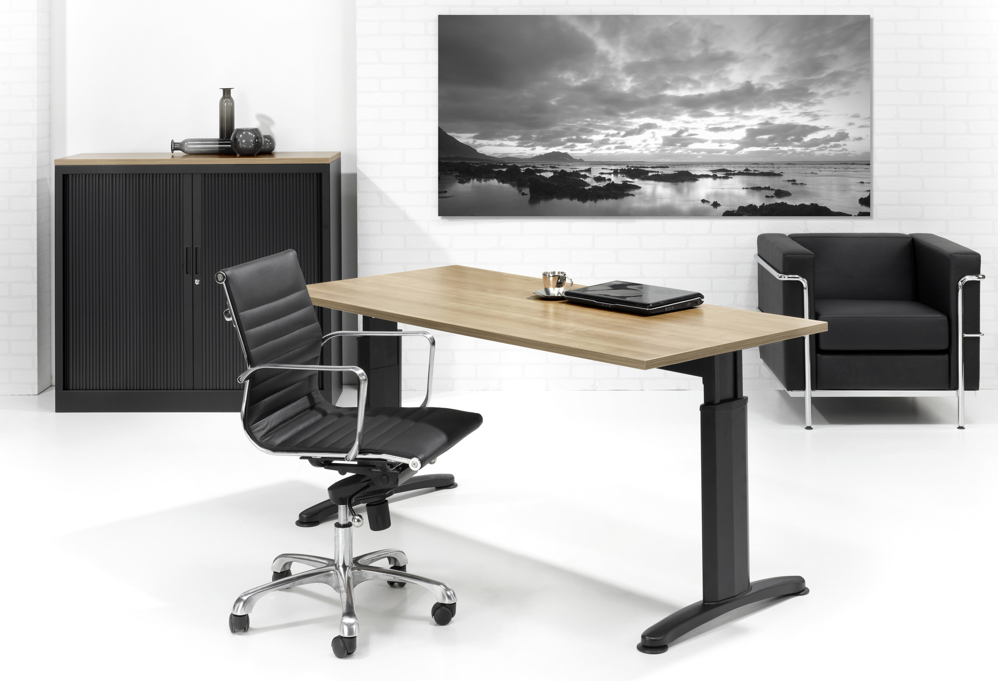 RMOffice Work Schreibtisch | Höhenverstellbar mit Inbus | 180 x 80 cm