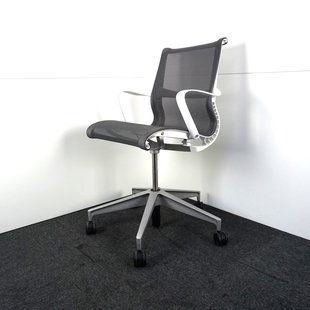 Herman Miller Setu Design Stühle | Besprechungsstuhl  | Grau | Weiß