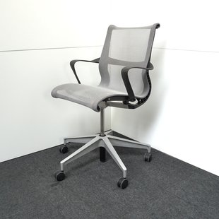 Herman Miller Setu Design Stühle | Besprechungsstuhl  | Grau | Schwarz