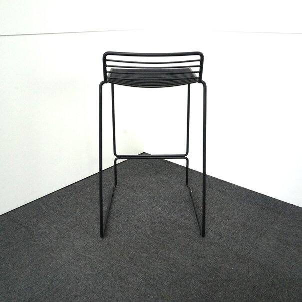 Metall Design Barhocker | Schwarz | Sitzhöhe 66 cm
