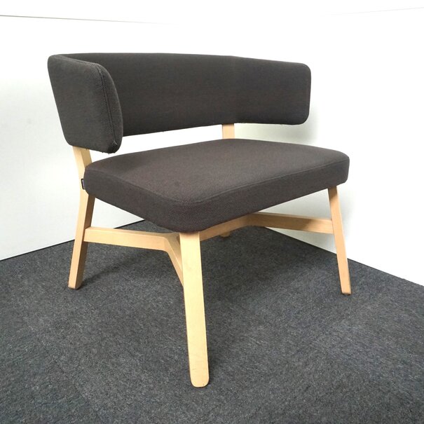 Billiani Billiani Croissant Design Sessel | Lounge Sessel | Braun | Holz